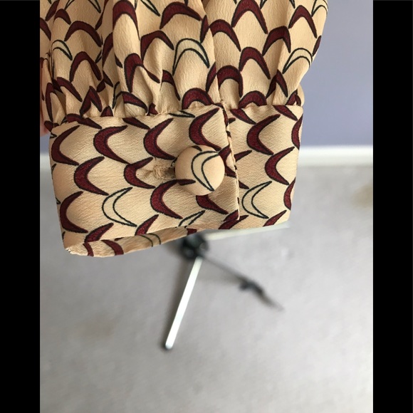 80s Hand Sewn Bow Blouse - Picture 5 of 10